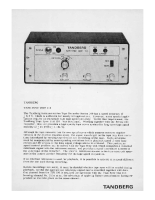 Tandberg 110 - Brochure